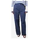 Blue pinstripe jeans - size M - Autre Marque