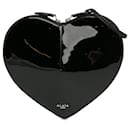 ALAÏA Black Patent Le Coeur Heart Crossbody - Alaïa