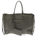 Balenciaga Gris Papier B4 Cartable zippé