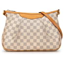 Louis Vuitton White Damier Azur Siracusa PM