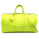 Louis Vuitton Monograma Amarelo Taiga Keepall Bandouliere 50