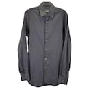 Prada Button-down Shirt in Black Cotton