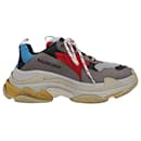 Balenciaga Baskets Lego Triple S en gris, RED, et Polyester Bleu