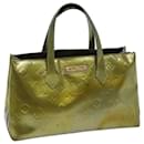 LOUIS VUITTON Monogram Vernis Wilshire PM Bag Gris Art Deco M91627 LV Auth 75527 - Louis Vuitton