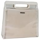 GUCCI Hand Bag Vinyl White 002 2058 0454 5 auth 74663 - Gucci