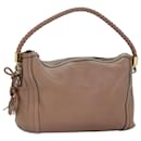 GUCCI Sac bandoulière en bambou Cuir Rose 269949 Auth bs14562 - Gucci