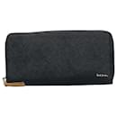 Paul Smith Leather Long Wallet Navy in Great Condition