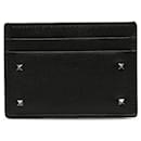 Valentino Leather Rockstud Card Case Leather Card Case in Good condition