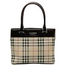 Burberry House Check Tote Bag Canvas Handtasche in gutem Zustand