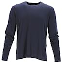 Camisa Tom Ford de manga comprida em algodão azul marinho