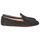 Bottega Veneta Fiandra Intrecciato Weave Loafers in Dark Brown Suede 