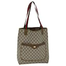 GUCCI Borsa tote GG Supreme Web Sherry Line PVC Rosso Beige 002 23 4487 auth 75601 - Gucci