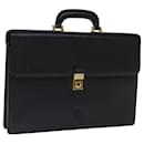 LOEWE Business Bag Cuir Noir Auth bs14848 - Loewe
