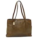 VALENTINO Borsa Tote Pelle Beige Auth bs14457 - Valentino