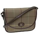 Burberrys Nova Check Shoulder Bag Canvas Beige Auth bs14432 - Autre Marque