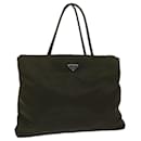 PRADA Tote Bag Nylon Khaki Auth 75338 - Prada