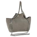 Stella MacCartney – Falabella-Einkaufstasche mit Kette, Polyester, Grau, Auth. bs8831 - Autre Marque