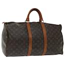 Louis Vuitton Monogram Keepall 50 Boston Bag M41426 LV Auth yk11576