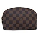 LOUIS VUITTON Damier Ebene Pochette Cosmetic PM Pouch N47516 LV Auth 71944 - Louis Vuitton