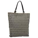 Sacola de lona FENDI Zucchino Marinha Auth 75609 - Fendi