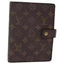 LOUIS VUITTON Monogram Agenda MM Day Planner Cover R20105 LV Auth 75251 - Louis Vuitton