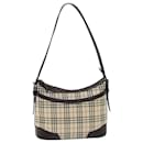 BURBERRY Borsa a tracolla Nova Check Canvas Beige Auth ep4248 - Burberry