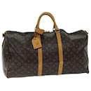 Louis Vuitton Monograma Keepall Bandouliere 55 Boston Bag M41414 Autenticação de LV 75092