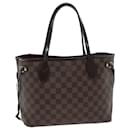 LOUIS VUITTON Damier Ebene Neverfull PM Tote Bag N51109 LV Auth bs14661 - Louis Vuitton