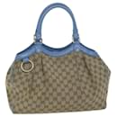 GUCCI Bolso de Mano de Lona GG Beige 211944 Auth ac2678 - Gucci