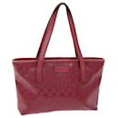 GUCCI Sac cabas en toile GG Rouge 211138 Auth hk1291 - Gucci