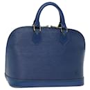 LOUIS VUITTON Epi Alma Hand Bag Toledo Blue M52145 LV Auth 75187 - Louis Vuitton