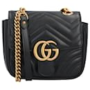 Gucci Gg Marmont Mini Shoulder Bag Black