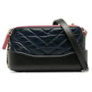 Chanel Quilted Leather Gabrielle Wallet on Chain Leather Shoulder Bag in Good condition