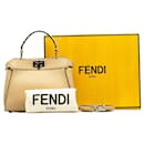 Sac à main en cuir Fendi Peekaboo Mini 8BN244 en très bon état