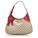 Gucci GG Canvas Trophy Shoulder Bag Canvas Shoulder Bag 189829 in good condition