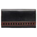 Yves Saint Laurent Leather Flap Long Wallet Leather Long Wallet in Good condition