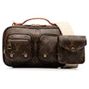 Louis Vuitton Brown Monogram Utility Satchel