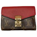Louis Vuitton Pallas Trifold Wallet Canvas Short Wallet M67478 in good condition
