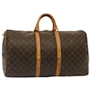 Louis Vuitton Monogram Keepall 55 Borsa Boston M41424 LV Aut 75491