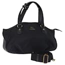 BURBERRY Borsa a mano Blue Label in nylon 2modo Black Auth bs14689 - Burberry