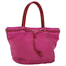 Bolsa PRADA Nylon Rosa Vermelho Autenticação 75823 - Prada