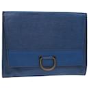 LOUIS VUITTON Epi Jena Clutch Bag Blue M52715 LV Auth 75880 - Louis Vuitton