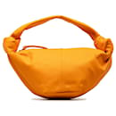 Bolsa Mini forrada Laranja Bottega Veneta Knot