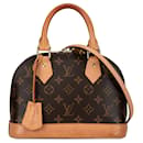 Sac à main marron Louis Vuitton Monogram Alma BB