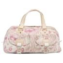White Dior Oblique Girly Cherry Blossom Bowler Bag