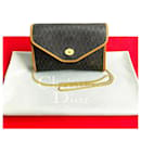 Dior Honeycomb Shoulder Bag Leather Crossbody Bag in Good condition