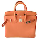 HERMES BIRKIN 25 TOGO ORANGE PALLADIO. - Hermès