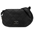 Chanel Black Mini Paris-Edinburgh Highlander Flap