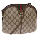 GUCCI GG Supreme Web Sherry Line Sac à bandoulière PVC Beige 904 02 047 auth 75884 - Gucci