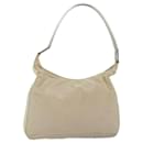 PRADA Schultertasche Nylon Beige Auth 76122 - Prada